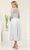 May Queen MQ2057 - Illusion Scoop Tea Length Prom Dress Mother of the Bride Dresses