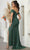 May Queen MQ2063 - Off Shoulder Hi-Low Prom Gown Prom Dresses