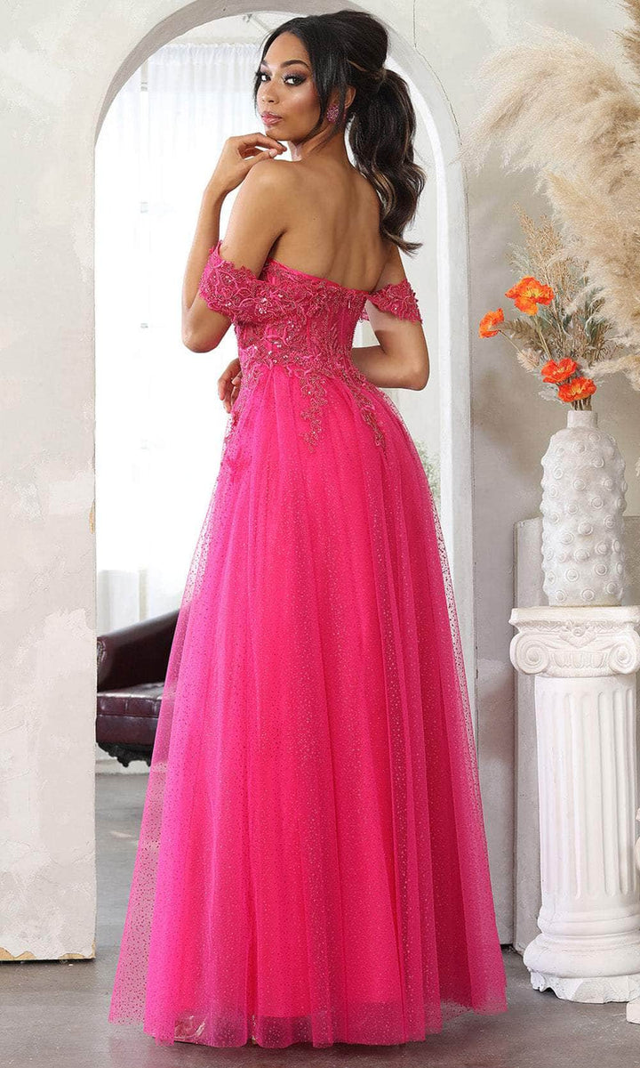 May Queen MQ2059B Ivory Corset Bridal Embellished Long Gown main image 0