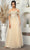 May Queen MQ2079 - Sweetheart Embroidered Corset Prom Gown Evening Dresses 4 / Champagne