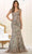 May Queen RQ7629 - Embroidered Mermaid Evening Gown Evening Dresses 4 / Olive/ Gold