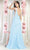 May Queen RQ7976 - Sleeveless 3D Embellished Evening Dress Prom Dresses