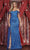 May Queen RQ7988 - Sequin Off Shoulder Prom Dress Prom Dresses 4 / Midnight Blue