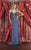 May Queen RQ7991 - Beaded V-Neck Evening Dress Evening Dresses 2 / Dustyblue