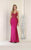 May Queen RQ7991 - Beaded V-Neck Evening Dress Evening Dresses 2 / Magenta