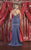 May Queen RQ7991 - Beaded V-Neck Evening Dress Evening Dresses