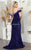 May Queen RQ7992 - Feathered Off Shoulder Prom Gown Prom Dresses