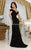 May Queen RQ7992 - Feathered Off Shoulder Prom Gown Prom Dresses