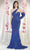 May Queen RQ7997 - Asymmetrical Embellished Gown Evening Dresses 4 / Royal