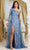 May Queen RQ8009 - Cap Sleeve One Shoulder Evening Dress Evening Dresses