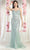 May Queen RQ8023 - Sleeveless Sequined Long Gown Evening Dresses 4 / Sage