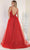 May Queen RQ8024 - Spaghetti Strap A-Line Prom Gown Prom Dresses