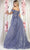 May Queen RQ8029 - Straight-Across Beaded Evening Gown Evening Dresses