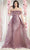 May Queen RQ8029 - Straight-Across Beaded Evening Gown Evening Dresses 4 / Victorian Lilac