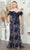 May Queen RQ8037 - Floral Applique Prom Gown Prom Dresses 4 / Navy