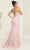 May Queen RQ8054 - Embroidered Plunged V-Neck Prom Gown Evening Dresses