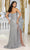 May Queen RQ8068 - Strapless Illusion Panel Prom Gown Prom Dresses