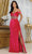 May Queen RQ8087 - Beaded Appliqued Velvet Prom Gown Prom Gown 4 / Fuchsia
