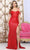 May Queen RQ8107 - Beaded Corset Prom Dress Prom Dresses 4 / Red