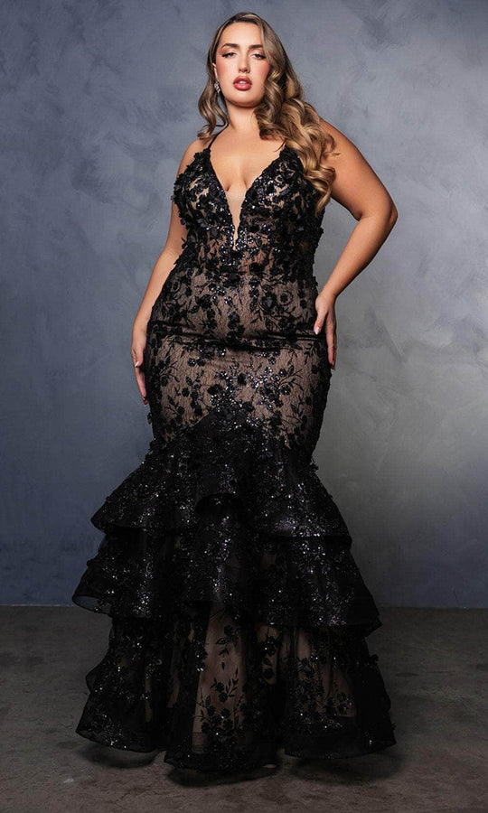 May Queen RQ8148 - Embellished Mermaid Evening Dress