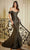 MGNY by Mori Lee 72805 - Brocade Mermaid Evening Gown Special Occasion Dress 00 / Olive