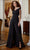 MGNY by Mori Lee 72810 - Illusion Sleeve V-Neck Evening Gown Evening Gown