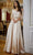 MGNY by Mori Lee 72813 - Off Shoulder Pleated Evening Gown Evening Dresses 00 / Champagne