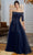 MGNY by Mori Lee 72834 - Sequin Embroidered Evening Gown Special Occasion Dress 00 / Navy