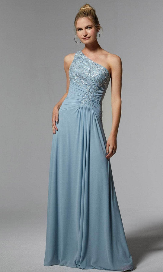 MGNY By Mori Lee 72910 - Ruched Waist Evening Dress