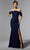 MGNY by Mori Lee 72919 - Pleated Off Shoulder Evening Dress Evening Dresses