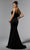 MGNY by Mori Lee 72923 - Feather Trimmed Evening Dress Evening Dresses
