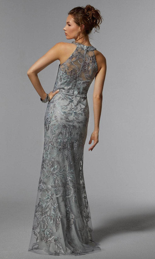 MGNY by Mori Lee 72939 - Halter Sheath Evening Dress