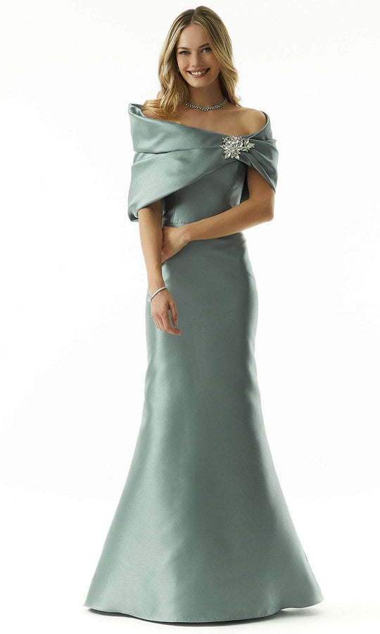 MGNY by Mori Lee 73017 - Metallic Sweetheart Evening Dress