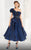 MNM Couture - 2565 One-Sleeve Folded Detail Formal Dress Prom Dresses 14 / Royal Blue