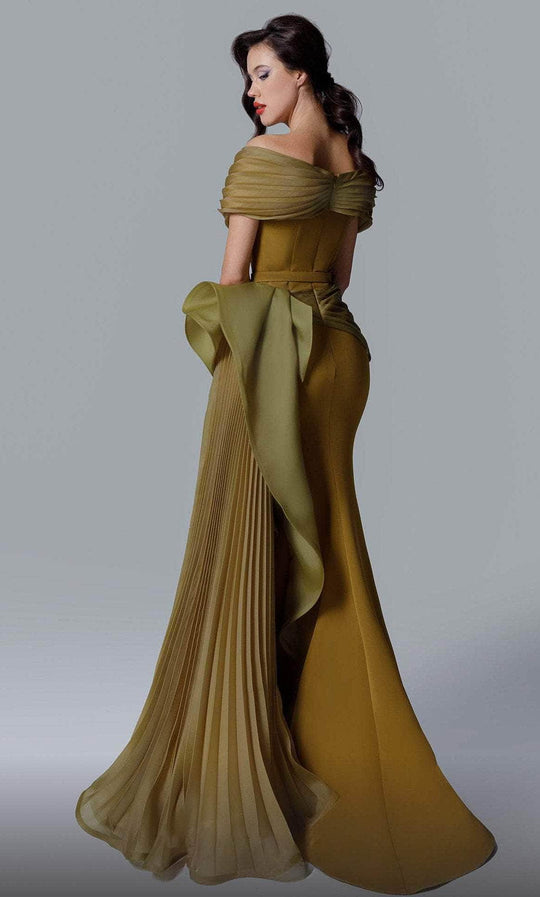 MNM Couture 2692 Mermaid Pleated Dress