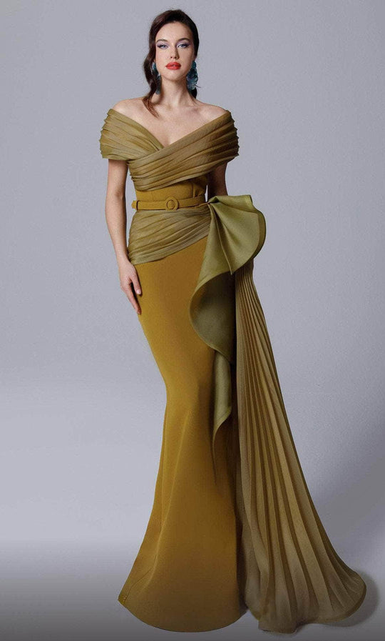 MNM Couture 2692 - Off Shoulder Mermaid Evening Gown