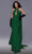 MNM COUTURE 2724 - Halter Cutout Evening Gown Evening Dresses 4 / Green