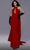 MNM COUTURE 2724 - Halter Cutout Evening Gown Evening Dresses 4 / Red