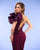 MNM COUTURE 2736A - One-Shoulder Ruffle Sleeve Gown Special Occasion Dress