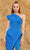 MNM COUTURE 2758 - Crepe Asymmetrical Long Dress Evening Dresses