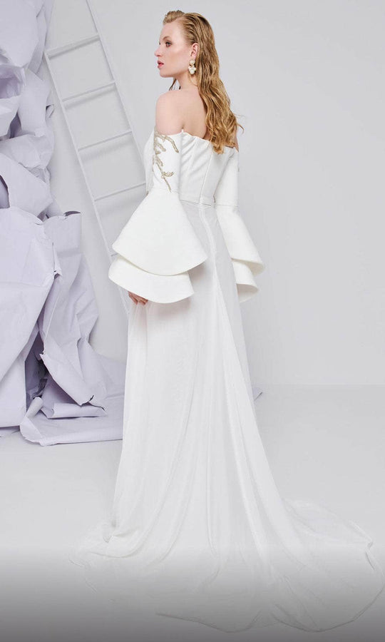 MNM Couture B1103 - Gilt Beaded A-Line Dress