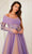 MNM Couture F02807 - Asymmetric Off-Shoulder A-Line Gown Prom Dresses
