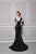 MNM Couture F02820 - Appliqued Mermaid Evening Gown Special Occasion Dress