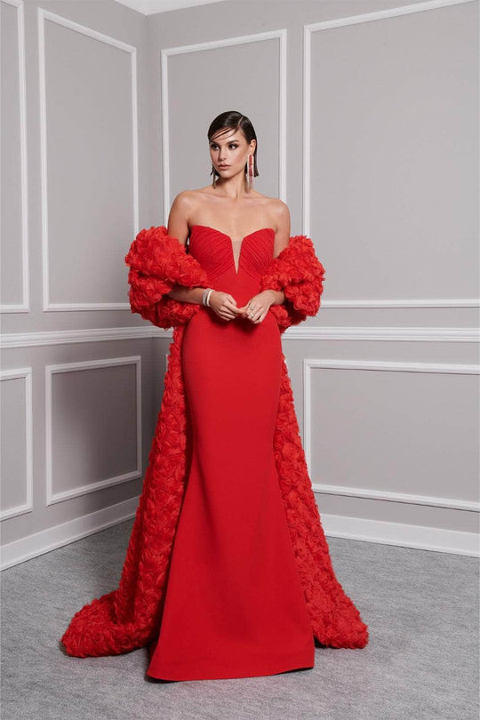 MNM Couture F02821 - Strapless Mermaid Evening Gown