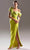 MNM COUTURE G1518 - Draped Asymmetric Evening Dress Special Occasion Dress