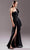 MNM COUTURE G1527 - One-Sleeve Sequin Dress Prom Dresses