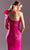 MNM COUTURE G1530 - Ruched One-Shoulder Sleeve Prom Dress Prom Dress