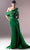 MNM Couture G1603 - Asymmetric Draped Sheath Gown Prom Dresses