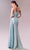 MNM Couture G1608 - Strapless Crystal Bead Embellished Gown Prom Dresses
