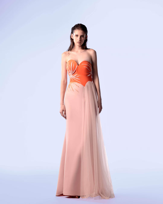 MNM Couture G1717 - Beaded Sweetheart Evening Gown